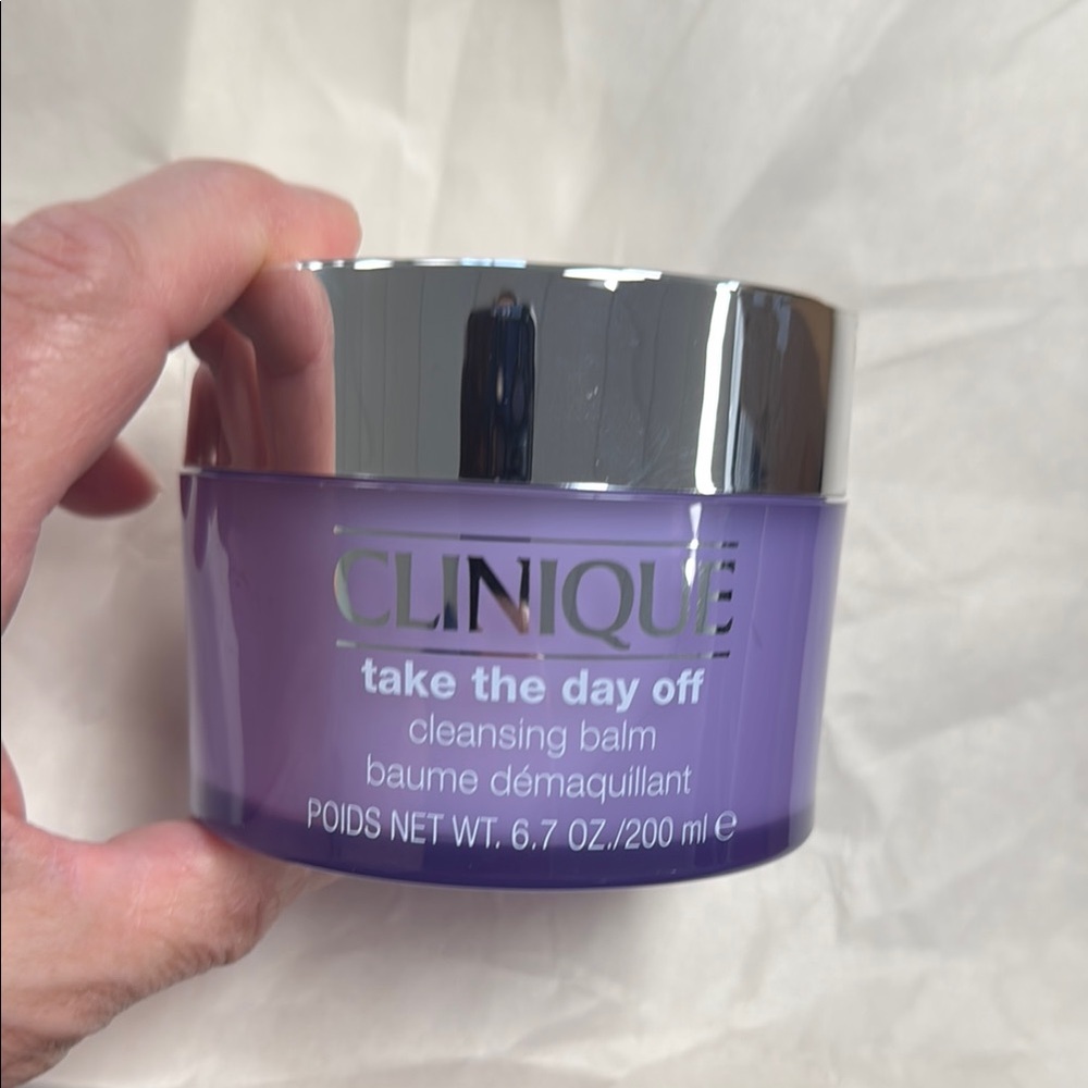 Clinique Purple Silver Take the Day Off Makeup Remover Cleansing Balm